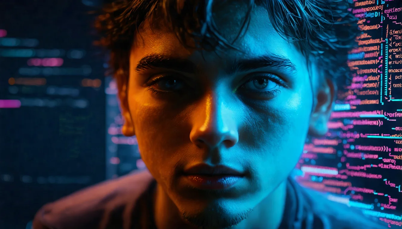 開發者在 VS Code 中使用 AI 程式碼補全功能