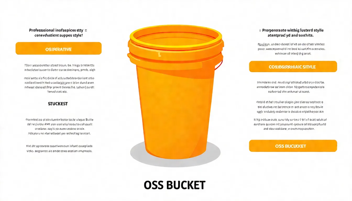 插圖 3：OSS Bucket 建立設定畫面