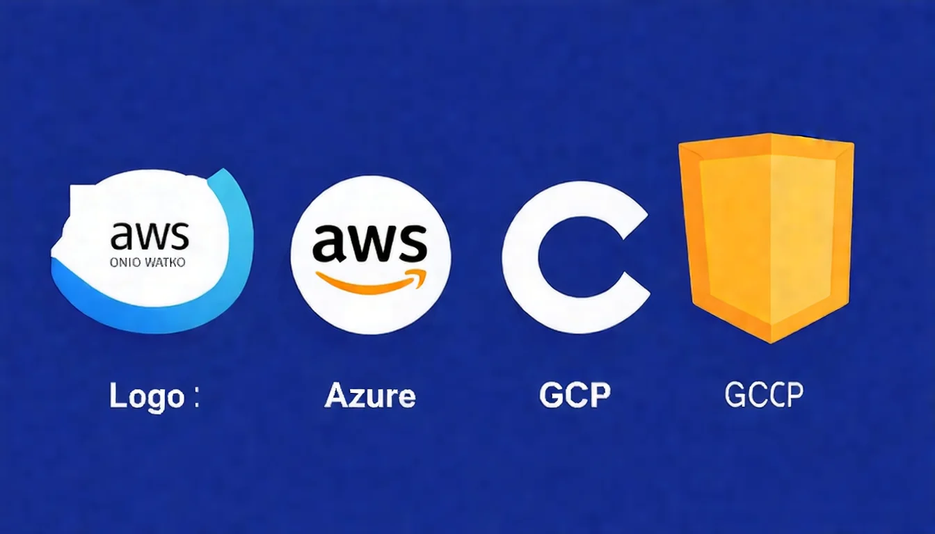 插圖 1：三大雲端平台 Logo 與市占比較