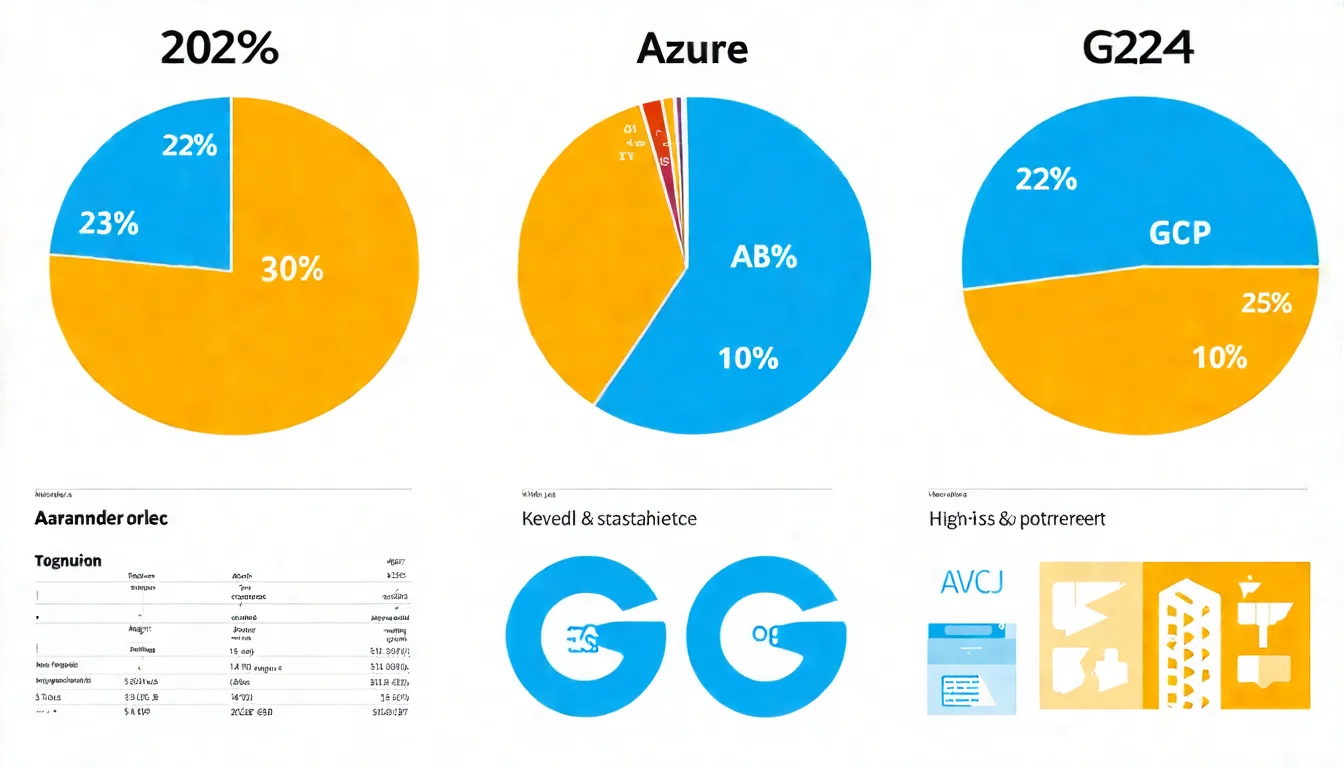 插圖 1：Azure vs AWS 市佔率比較圖