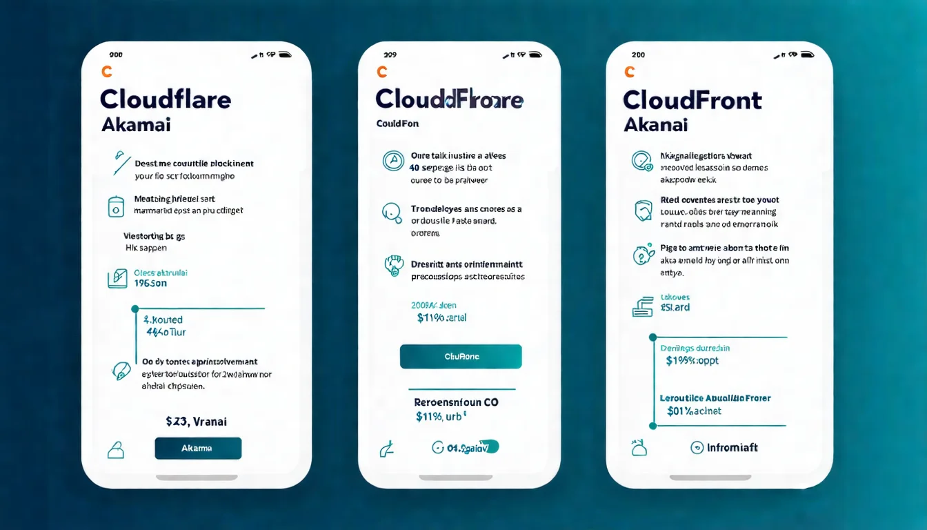 Illustration 2: Three Major CDN Feature Comparison Table