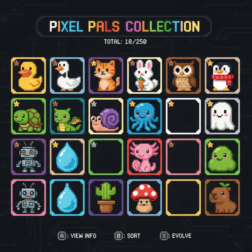 Claude Buddy 18 種物種圖鑑