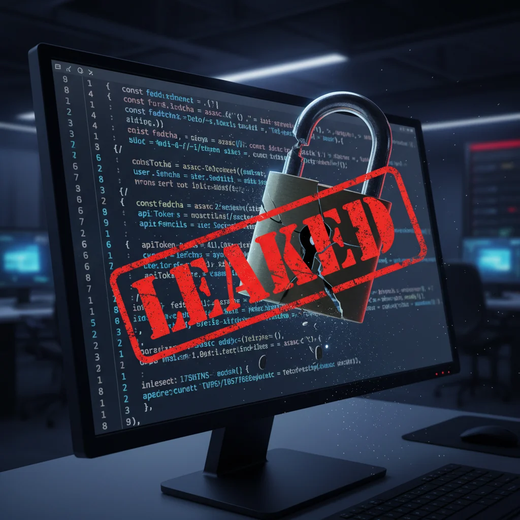 Claude Code Source Leak Illustration