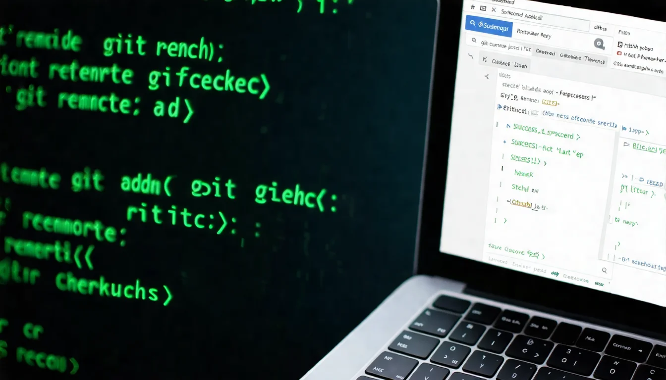 Illustration 4: Terminal executing Git migration commands