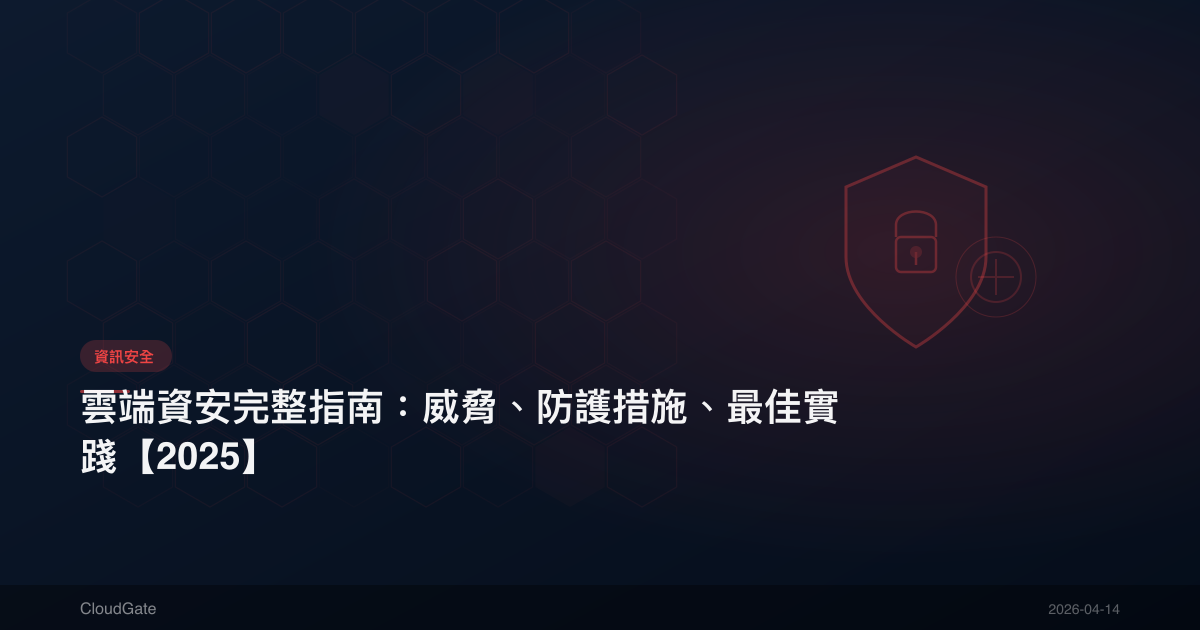 雲端資安完整指南：威脅、防護措施、最佳實踐【2025】