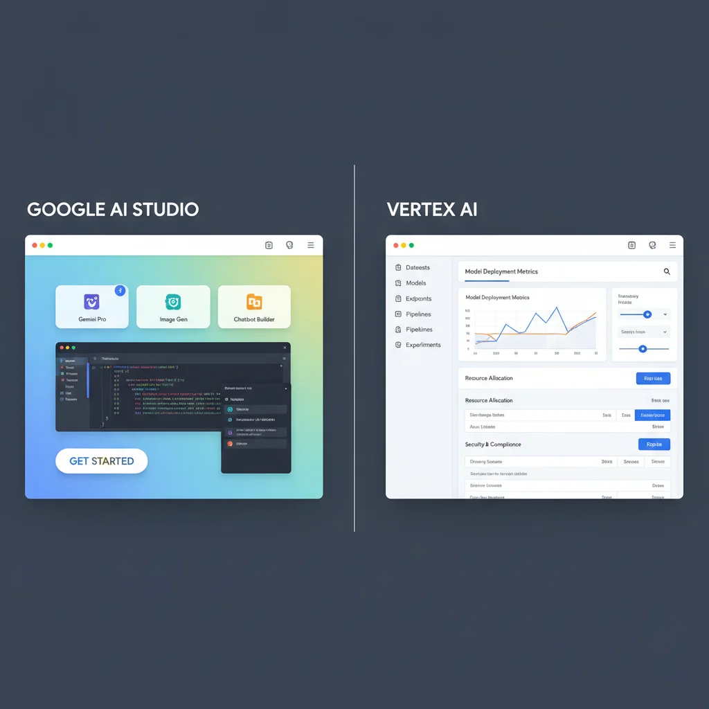 Google AI Studio vs Vertex AI 比較