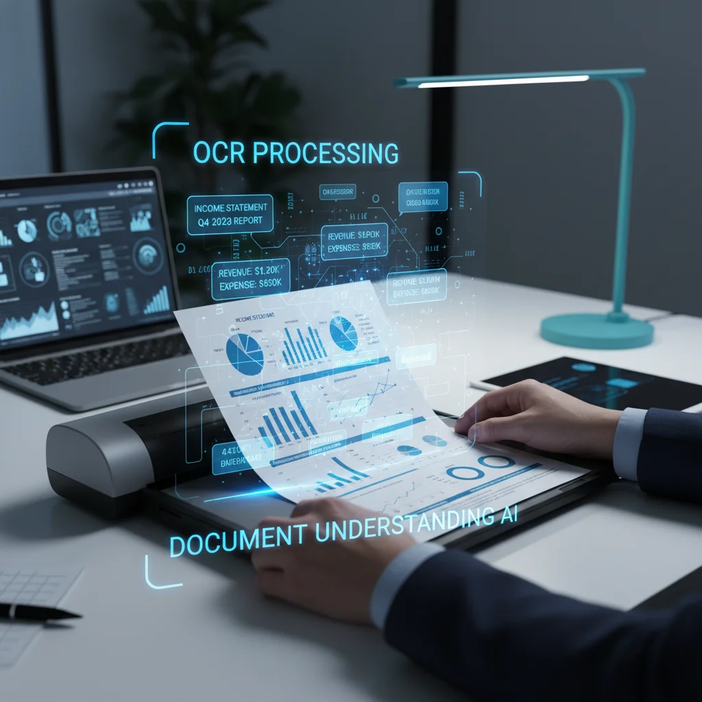 AI 進行文件 OCR 與圖表理解