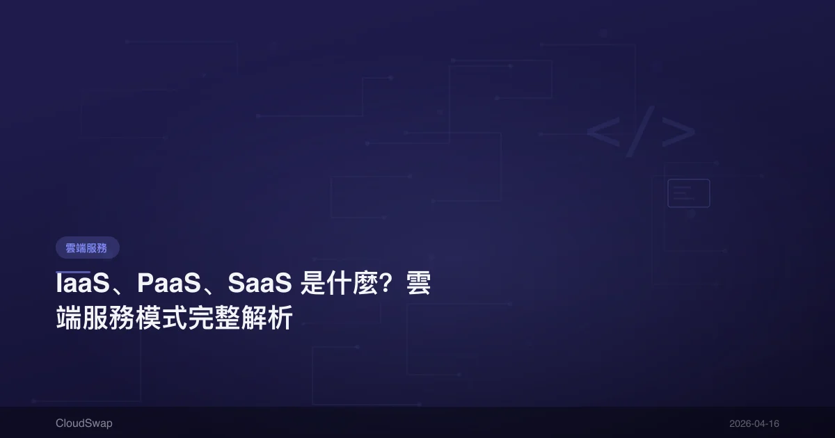 What are IaaS, PaaS, SaaS? Complete Guide to Cloud Service Models