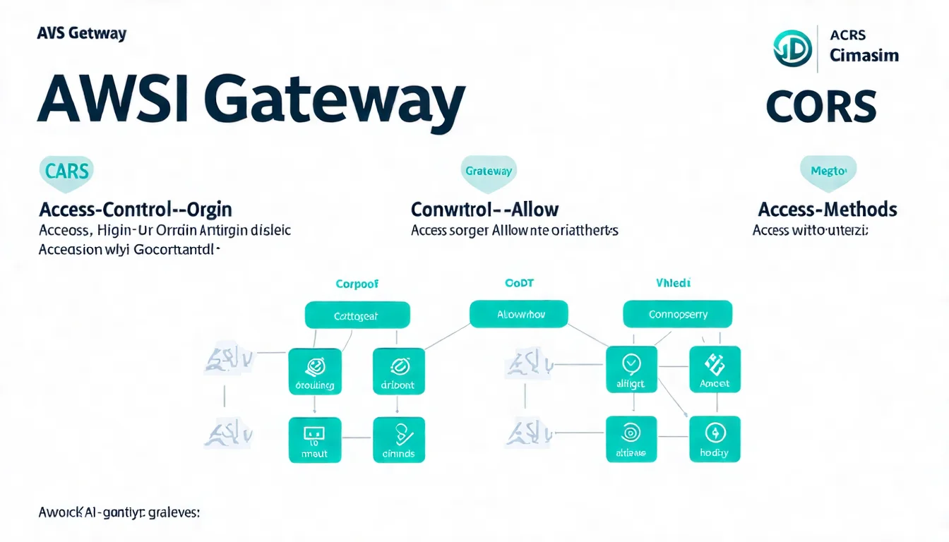 插圖 3：API Gateway CORS 設定介面
