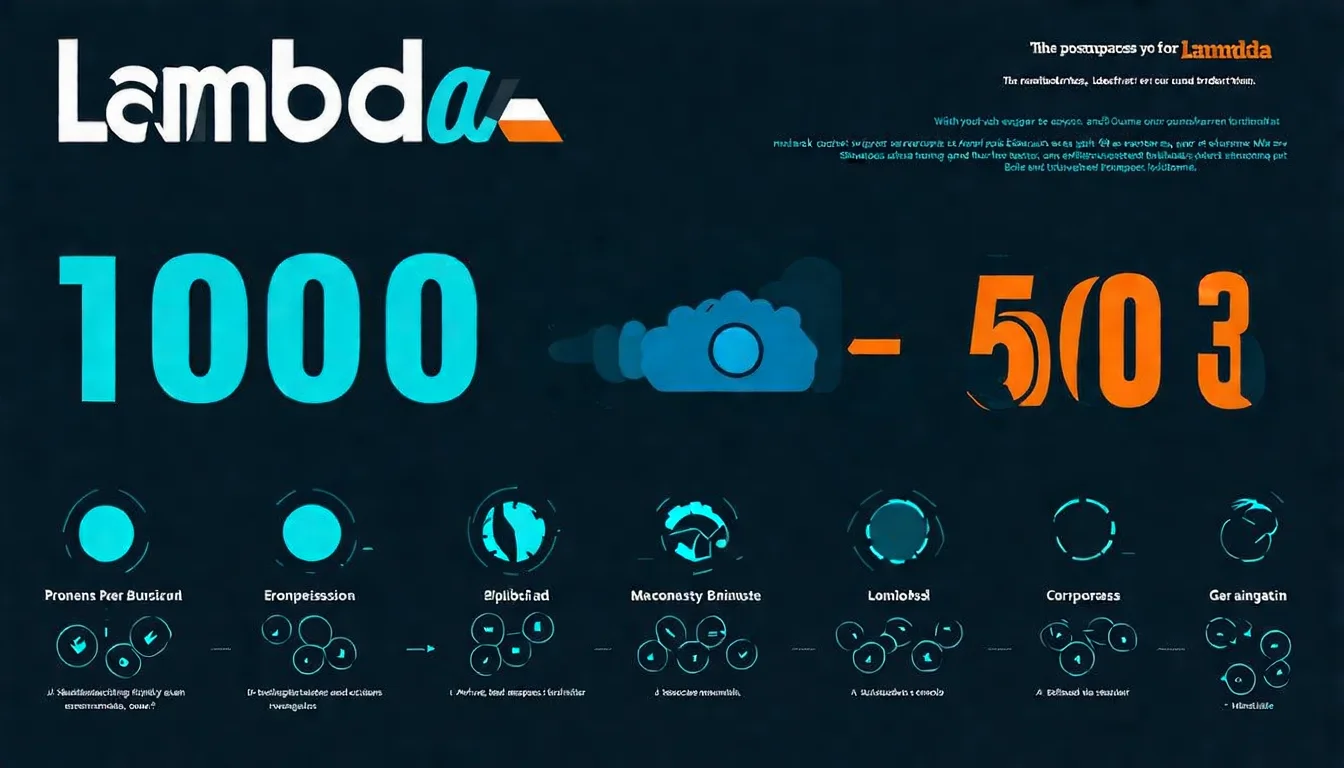 插圖 2：Lambda 並發限制與節流示意圖